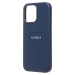 Чехол-накладка SM002 экокожа SafeMag для "Apple iPhone 15 Pro Max" (pacific blue) (222520)#1951325