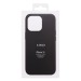 Чехол-накладка SM002 экокожа SafeMag для "Apple iPhone 15" (black) (222508)#1950834