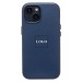 Чехол-накладка - SM002 экокожа SafeMag для "Apple iPhone 15" (pacific blue) (222505)#1950839