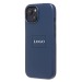 Чехол-накладка - SM002 экокожа SafeMag для "Apple iPhone 15" (pacific blue) (222505)#1950840