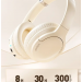 Беспроводные наушники Bluetooth WEKOME M11 (Hi-Fi/40mm/300mAh/Super Bass/ANC) Белые#1945615