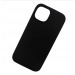 Чехол силиконовый iPhone 15 Silicone Case NEW без логотипа (018) черный#1988485