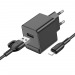 Адаптер сетевой Borofone BAS11A + кабель Apple Lightning (черный)#1949560