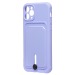 Чехол-накладка - SC304 с картхолдером для "Apple iPhone 11 Pro" (dark violet) (223186)#2100175