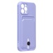 Чехол-накладка - SC304 с картхолдером для "Apple iPhone 12 Pro" (dark violet) (223195)#2100168