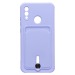 Чехол-накладка - SC304 с картхолдером для "Huawei Honor 10 Lite/P Smart 2019" (dark violet) (223210)#1951676