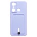 Чехол-накладка - SC304 с картхолдером для "infinix HOT 20i" (light violet) (222986)#1951680