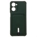 Чехол-накладка - SC304 с картхолдером для "OPPO realme 10 4G" (dark green) (223010)#1952094