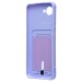 Чехол-накладка - SC304 с картхолдером для "Realme C30" (dark violet) (223215)#2100595