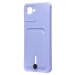 Чехол-накладка - SC304 с картхолдером для "Realme C30" (dark violet) (223215)#2100596