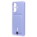 Чехол-накладка - SC304 с картхолдером для "Realme C55" (dark violet) (223217)#2100600