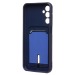Чехол-накладка - SC304 с картхолдером для "Samsung Galaxy A24 4G" (dark blue) (223035)#2100568