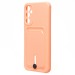 Чехол-накладка - SC304 с картхолдером для "Samsung Galaxy A24 4G" (light pink) (223033)#2100266