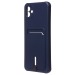 Чехол-накладка - SC304 с картхолдером для "Samsung SM-A045 Galaxy A04" (dark blue) (223022)#2100573
