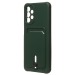 Чехол-накладка - SC304 с картхолдером для "Samsung SM-A047 Galaxy A04s" (dark green) (223026)#2100561
