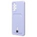 Чехол-накладка - SC304 с картхолдером для "Samsung SM-A047 Galaxy A04s" (light violet) (223027)#2100563