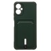 Чехол-накладка - SC304 с картхолдером для "Tecno Spark 9 Pro" (dark green) (223059)#1952053