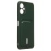 Чехол-накладка - SC304 с картхолдером для "Tecno Spark 9 Pro" (dark green) (223059)#2100549
