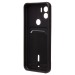 Чехол-накладка - SC304 с картхолдером для "Xiaomi Poco C50" (black) (217997)#2100507