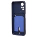 Чехол-накладка - SC304 с картхолдером для "Xiaomi Redmi Note 12S" (dark blue) (223100)#2100898