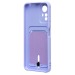 Чехол-накладка - SC304 с картхолдером для "Xiaomi Redmi Note 12S" (dark violet) (223233)#2100894