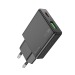 Адаптер Сетевой Hoco N38 Delgado PD+QC USB/Type-C 20W (black) (222777)#1953003
