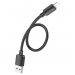 Кабель USB - Lightning HOCO X96 0.25м 2.4A (черный) [21.11], шт#1967087