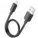 Кабель USB - Lightning HOCO X96 0.25м 2.4A (черный) [21.11], шт#1967088