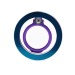 Держатель кольцо (Ring) Popsockets SafeMag металлическое (violet) (222711)#1969136
