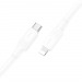 Кабель Type-C - Apple lightning Hoco X84 Solid PD 20W 100см 3A  (white) (220692)#2028878