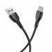 Кабель USB - Type-C Borofone BX51 (повр.уп.) 100см 3A  (black) (221080)#1949231