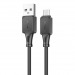 Кабель USB - Micro USB HOCO X101 (2.4A/1m/силиконовый) черный#1994727