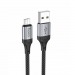 Кабель USB - Micro USB Hoco X102 (2.4A/1m) черный#2128070