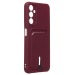 Чехол-накладка - SC304 с картхолдером для "Samsung SM-A057 Galaxy A05s" (bordo) (223975)#1955483