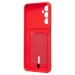 Чехол-накладка - SC304 с картхолдером для "Samsung SM-A057 Galaxy A05s" (red) (223977)#1955492