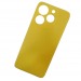 Чехол силиконовый Tecno Spark 10 Pro Soft Touch матовый желтый#2087358
