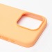 Чехол-накладка - Silicone Case SafeMag с анимацией для "Apple iPhone 15 Pro" (orange sorbet)(222545)#2120330
