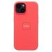 Чехол-накладка - Silicone Case SafeMag с анимацией для "Apple iPhone 15" (guava) (222535)#1955090