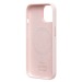 Чехол-накладка - Silicone Case SafeMag с анимацией для "Apple iPhone 15" (розовый мел) (222530)#2073626
