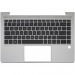 Топ-панель для HP ProBook 640 G8 серебряная (для моделей со сканером отпечатка)#1952393