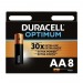 Элемент питания LR 6 Duracell Optimum BL-8#1953581