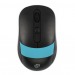 Мышь Оклик 310MW черный/синий оптическая (3200dpi) беспроводная USB для ноутбука (3but) [12.12], шт#2132198