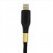 Кабель USB - Lightning BOROFONE BX92 (2.4A/1m/текстиль) черный#1988218
