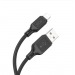 Кабель USB - Lightning Hoco X90 (2.4A/1m) черный#1988219