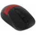 Мышь Оклик 310MW черный/красный оптическая (3200dpi) беспроводная USB для ноутбука (3but) [16.12], шт#1956798