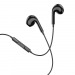 Проводные наушники с микрофоном вкладыши Borofone BM85 Max Lightning  (black) (225130)#1961267