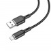 Кабель USB - micro USB Borofone BX90 100см 2,4A (black) (217429)#1961216
