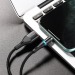 Кабель USB - Apple lightning Borofone BU16 Skill (повр. уп) магнитный 120см 2,4A  (black) (223328)#2001224