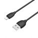 Кабель USB - Apple lightning Borofone BX19 (повр. уп) 100см 2,4A  (black) (223353)#1961703