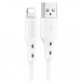 Кабель USB - Apple lightning Borofone BX48 (повр. уп) 100см 2,4A  (white) (223403)#1969322